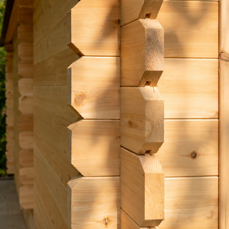 Leisurecraft Georgian Cabin Sauna with Changeroom
